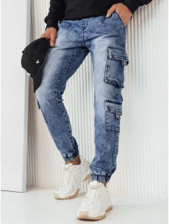 Pánske bojové nohavice modré FashionStreet UX4229