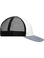 MB 6 panelová síťovaná kšiltovka 03. melange/black model 22495716 - Daiber MB 6 panelová síťovaná kšiltovka 03. melange/black model 22495716 - Daiber