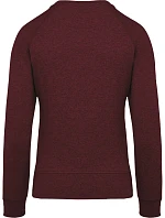 Kariban K 481 Dámska mikina s raglánovými rukávmi z bio bavlny 20.K481 wine heather