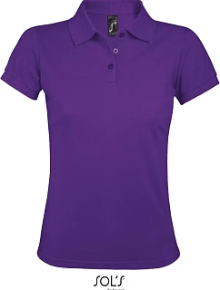 SOL'S Prime Women Dámské piqué polo z těžké bavlny model 22409524 dark purple