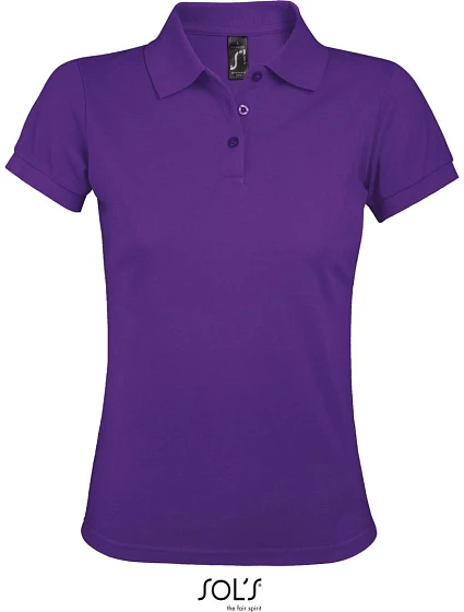 SOL'S Prime Women Dámske polo tričko z hrubej bavlny 25.0573 tmavo fialové SOL'S Prime Women Dámske polo tričko z hrubej bavlny 25.0573 tmavo fialové