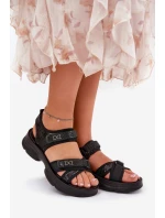 Dámské Sandály S Na Suchý Zip Černé model 21688284 - Boto