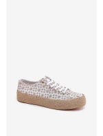 Vzorované Dámské Tenisky Na Platformě S Pletením model 21693316 - Lee Cooper