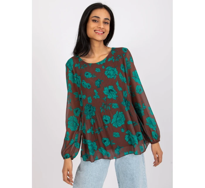 Bluzka DHJ BZ  ciemny brązowy model 19772268 - FPrice