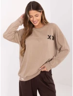 Bluza RV BL model 21480347 ciemny bezowy - FPrice Bluza RV BL model 21480347 ciemny bezowy - FPrice