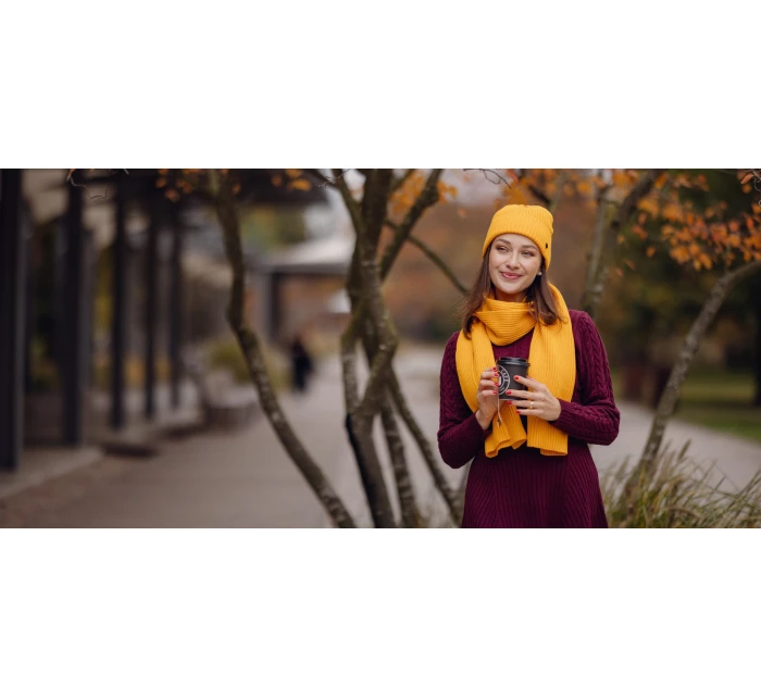 Dámská šála model 21778718 SC Yellow - Vuch