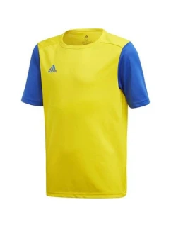 Detské futbalové tričko Estro 19 Jersey JR FT6681 Žlto-modré - Adidas