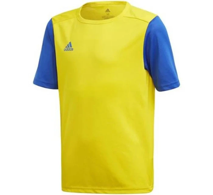 Detské futbalové tričko Estro 19 Jersey JR FT6681 Žlto-modré - Adidas