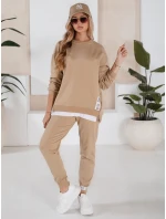Dámská tepláková souprava beige Dstreet model 21970928 - FashionStreet