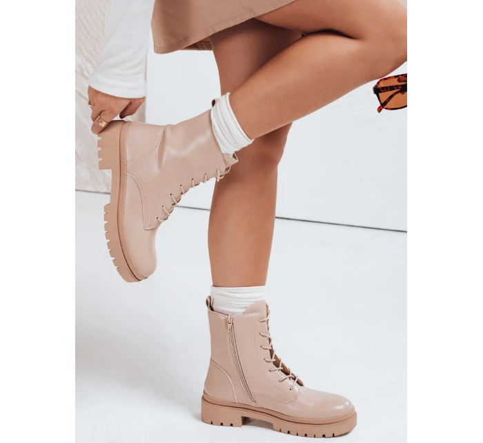 Dámské kozačky cream Dstreet model 21981407 - FashionStreet Dámské kozačky cream Dstreet model 21981407 - FashionStreet