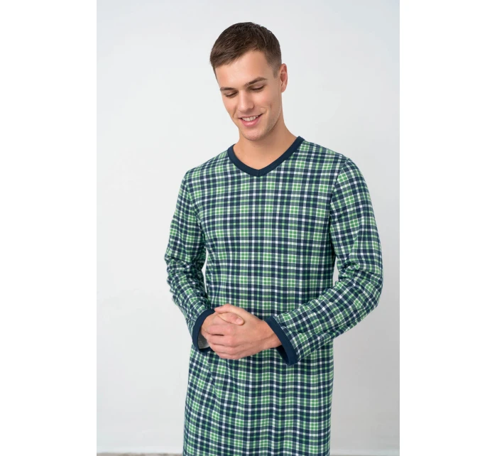 Pohodlná pánská noční košile model 17659240 - Vamp Pohodlná pánská noční košile model 17659240 - Vamp