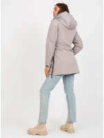 Dámska bunda NM KR L22 9872 .93 čierna a béžová Dámska bunda NM KR L22 9872 .93 čierna a béžová