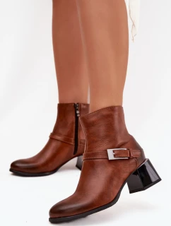 Topánky na podpätku model 217800 Krok vo veľkom štýle