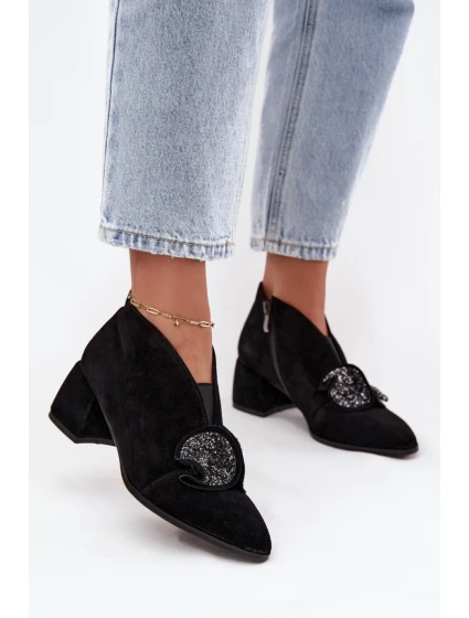 Topánky na podpätku model 219245 Krok vo veľkom štýle