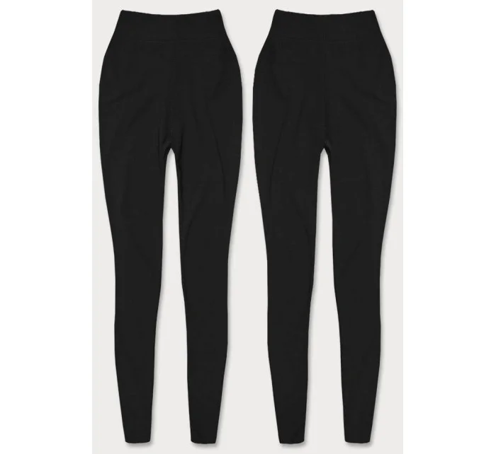 Černé bavlněné legíny model 18293686 - J.STYLE