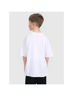 Chlapčenské tričko oversize s potlačou 4F 4FJRAW25TTSHM3065-10S Chlapčenské tričko oversize s potlačou 4F 4FJRAW25TTSHM3065-10S