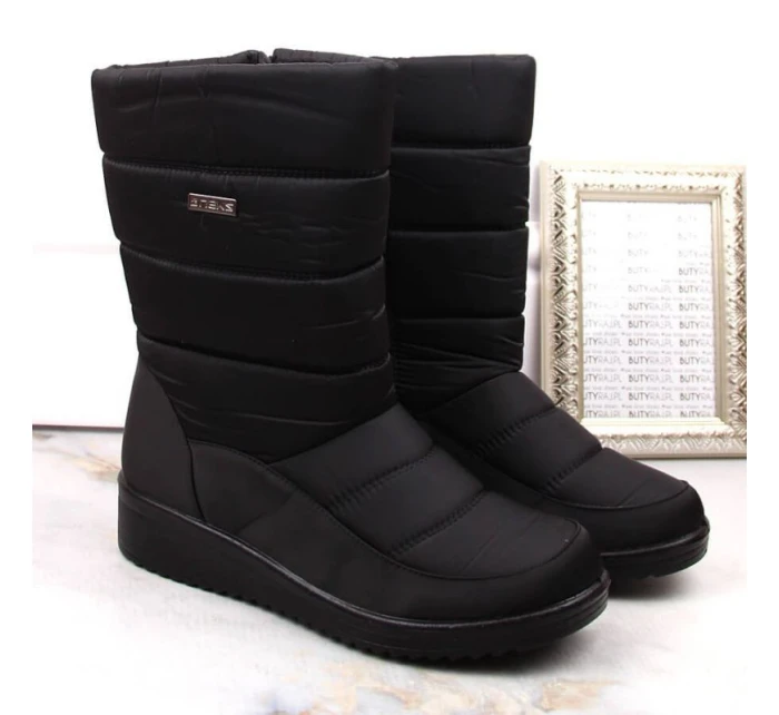 Snežnice vysoké Novinky W EVE436A black Snežnice vysoké Novinky W EVE436A black