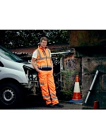 Yoko HV 006 Hi-Vis softshellová vesta 79.V006 hi vis orange