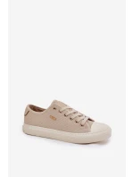 Dámské Textilní Tenisky Big Star model 21693141 Béžové - Big Star Shoes Dámské Textilní Tenisky Big Star model 21693141 Béžové - Big Star Shoes