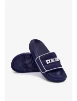 Pánske letné papuče Big Star - granátové