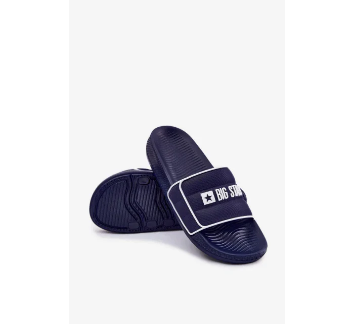 Pánske letné papuče Big Star - granátové