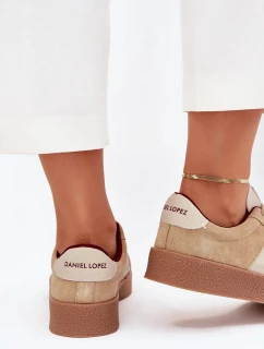 Dámske semišové tenisky Daniel Lopez Just Dare - béžové