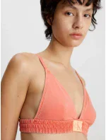 Dámsky vrchný plavkový diel bikín KW0KW01974 SM9 koralová - Calvin Klein