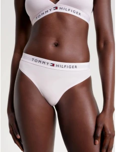 Dámske nohavičky THONG (EXT SIZES) UW0UW04146 TOG sv. ružové - Tommy Hilfiger
