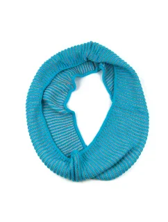 Dámska šatka Sz13330-7 Svetlomodrá so sivou - Art Of Polo