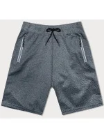 Pánske športové šortky tmavosivé (8K298-5)