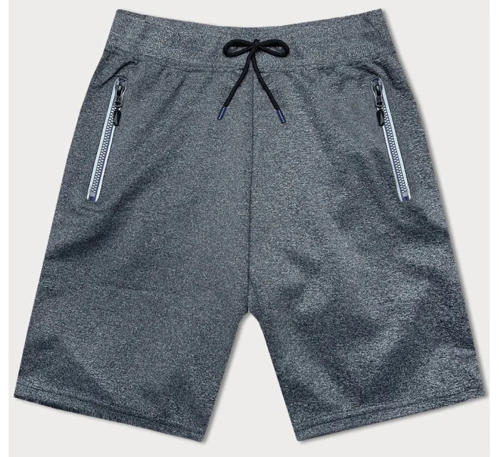 Pánske športové šortky tmavosivé (8K298-5)