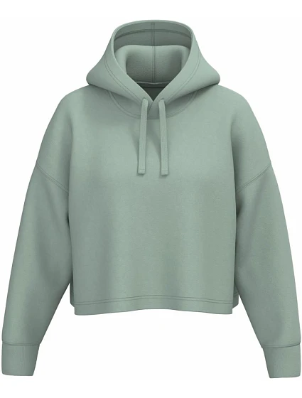 Kariban ProAct PA 396 Dámska mikina s kapucňou a skráteným strihom 20.P396 sage