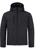 Padded Hooded Softshell Men Pánská zateplená softshellová bunda s kapucí model 22454899 black - Clique Padded Hooded Softshell Men Pánská zateplená softshellová bunda s kapucí model 22454899 black - Clique