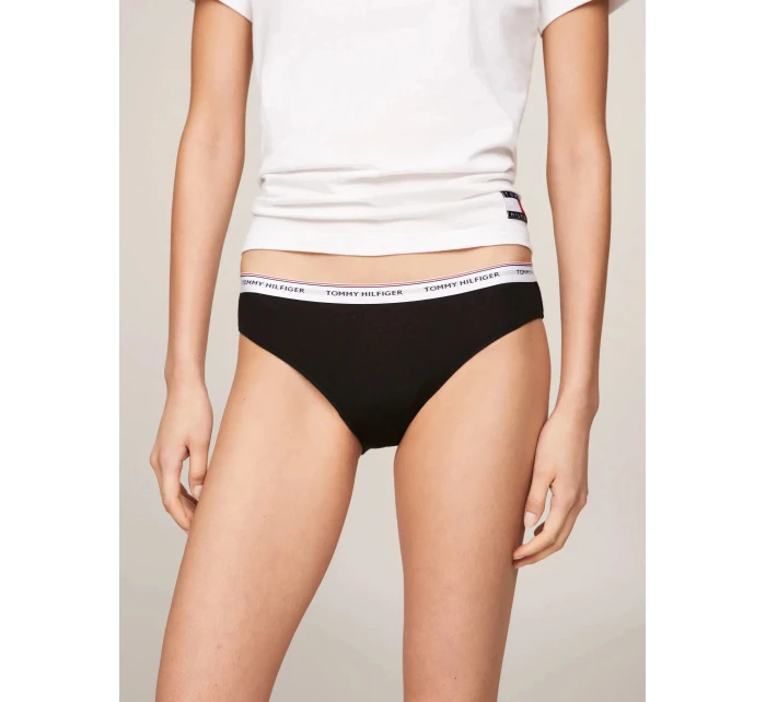 Dámske nohavičky 3PACK UW0UW04895 0R3 vínová/béžová/čierna - Tommy Hilfiger