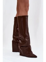 Topánky na podpätku model 221158 Krok vo veľkom štýle