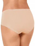 Dámske nohavičky 24/7 Cotton Lace Midi C3P - BRUSH - telové 6239 - SLOGGI