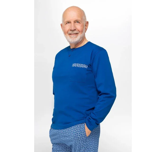 Pánske pyžamo Martel 412 Marcel II dł/r M-2XL