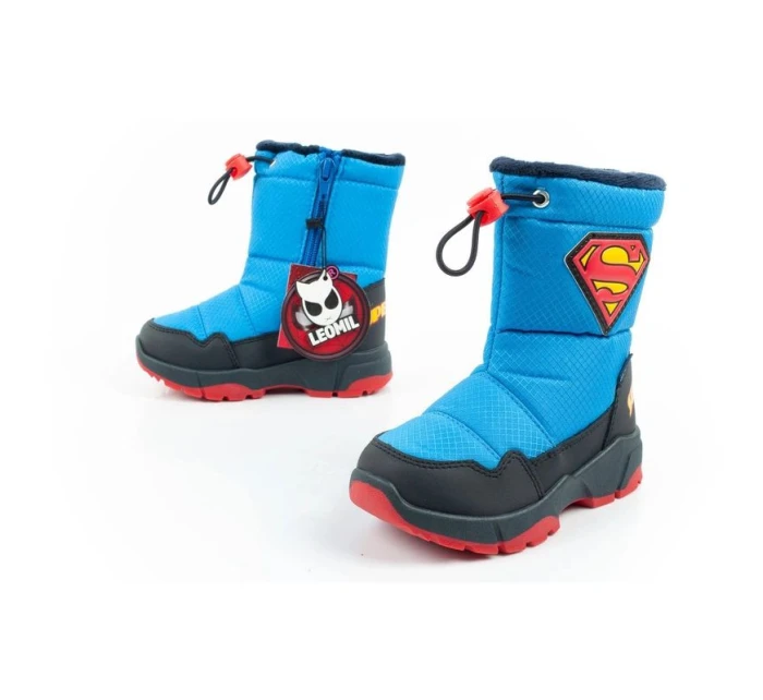 Detské zimné snehové topánky Leomil Superman teplé pre chlapca Detské zimné snehové topánky Leomil Superman teplé pre chlapca