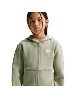 Detská mikina Nike Sportswear Club Fleece Light Green FD3004 304