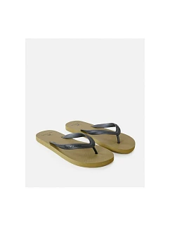 Plážové šľapky RIP CURL Brand Logo Bloom Open Toe v olivovej farbe