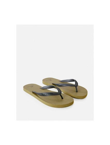 Plážové šľapky RIP CURL Brand Logo Bloom Open Toe v olivovej farbe Plážové šľapky RIP CURL Brand Logo Bloom Open Toe v olivovej farbe