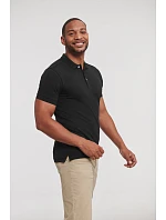Pánské elastické piqué polo 10. black model 22473873 - Russell Athletic Pánské elastické piqué polo 10. black model 22473873 - Russell Athletic