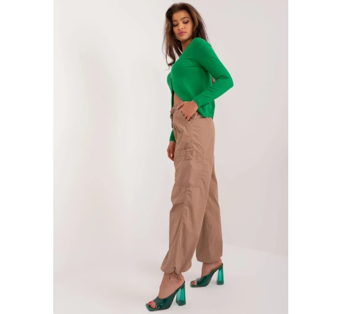 Spodnie model 19716219 jasny brązowy - FPrice