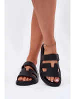 Dámske penové papuče - čierne