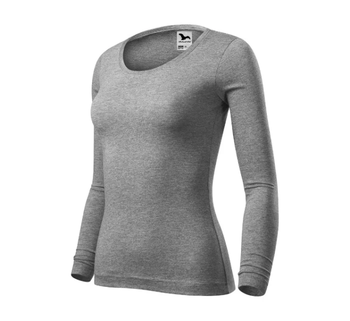 Fit-T LS triko dámské tmavě šedý melír Fit-T LS triko dámské tmavě šedý melír