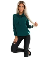 Dámska blúzka 140-24 Tmavo zelená - Numoco
