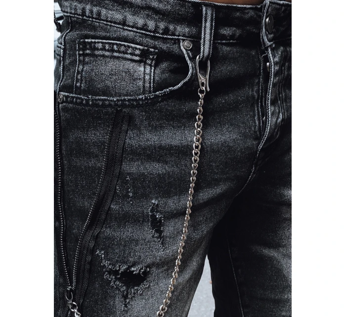 Pánské džínové šortky černé Dstreet model 21964746 - FashionStreet