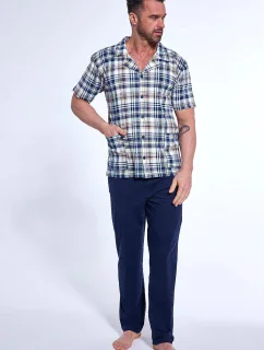 Pánské pyžamo model 20954756 cr/r 3XL5XL na zip - Cornette