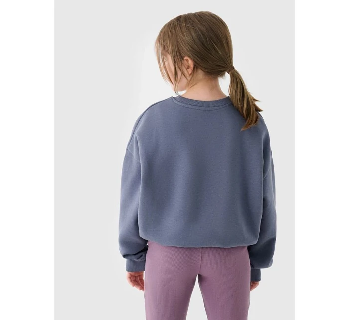 Dívčí mikina bez kapuce model 22117365 - 4F