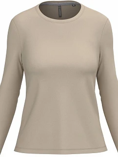 Kariban K 383 Dámske tričko s dlhým rukávom 20.K383 light sand